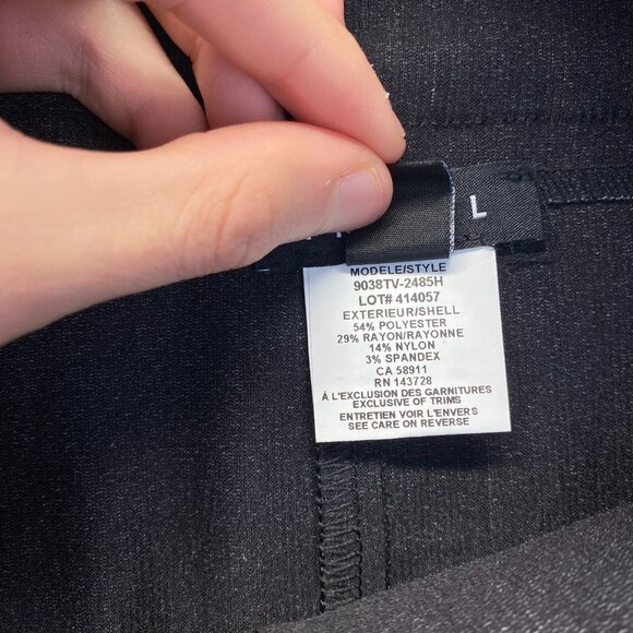 TRIBAL Charcoal Women's Skirt  Buttons,Stretch  Size 16W - Picture 7 of 14